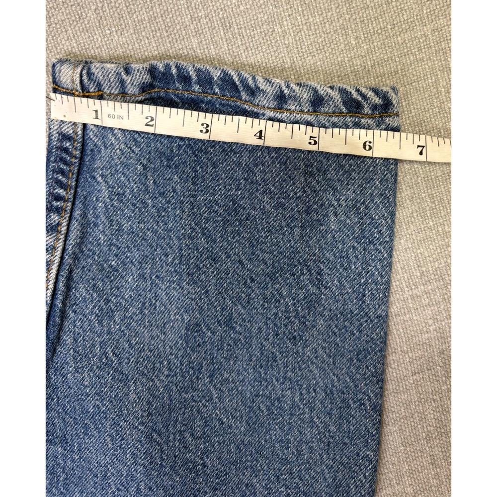 Old Navy Y2K Blue Jeans Womens 6 Regular Slim Straight High Rise Medium Wash - Picture 10 of 12
